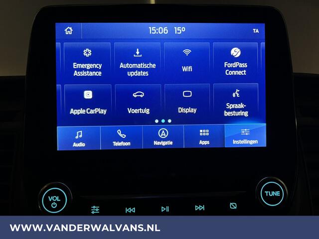 Ford TRANSIT 2.0 TDCI 131pk L3H2 Euro6 Airco | Camera | Navigatie | Apple Carplay Cruisecontrol, LED, Parkeersensoren, Stoelverwarming, Verwarmde voorruit, Bijrijdersbank