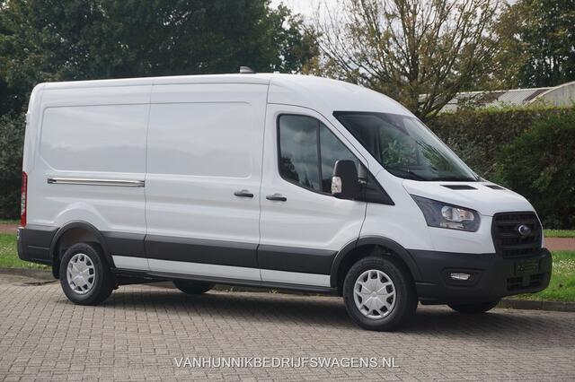 Ford TRANSIT 350L 130PK L3H2 Trend Climate, 12" Sync 4 Navi, 270º deur, PDC, Trekhaak!! NR. 303