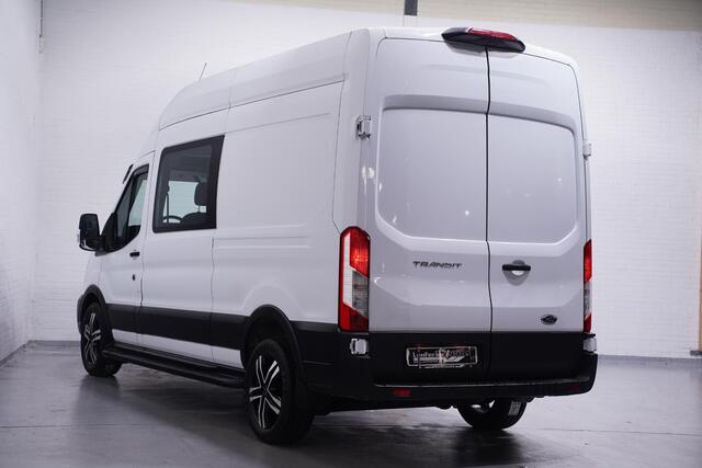 Ford TRANSIT 2.0 TDCi 130 pk Dubbel Cabine va 349,- p/m Navi 18" LMV, Raptor Grille, Treeplanken, Zonneklep, 6-Zits