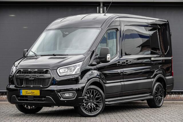 Ford TRANSIT L2H2 | 165Pk A8 Aut. | Raptor Edition | 2x Schuifdeur | Nieuw Model | Agate Black
