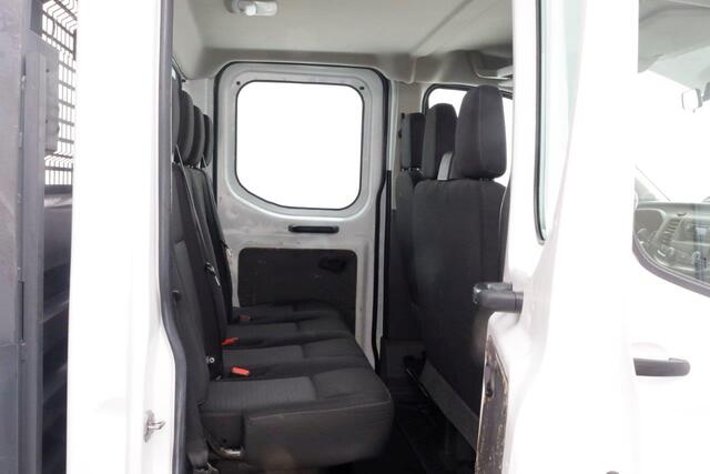 Ford TRANSIT 350 2.0 TDCI 130pk L3H1 D.C. Trend Open Laadbak Trekhaak 2800kg 11-2021