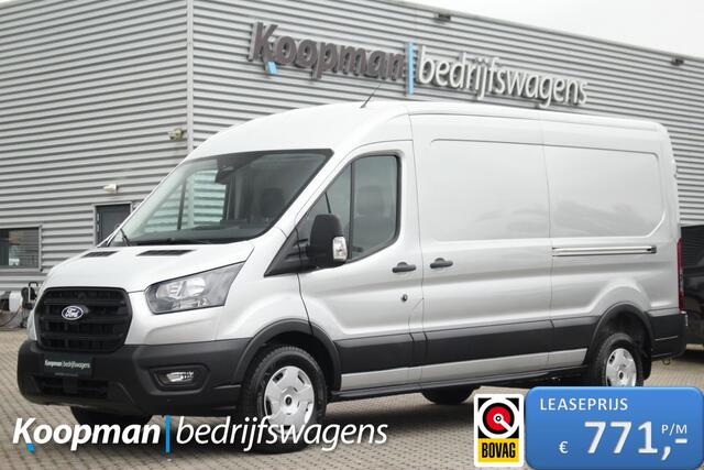 Ford TRANSIT 350 2.0TDCI 165pk L3H2 Trend | Automaat | Nieuw model | L+R Zijdeur | Sync 4 13" | Camera | Carplay/Android | Lease 771,- p/m