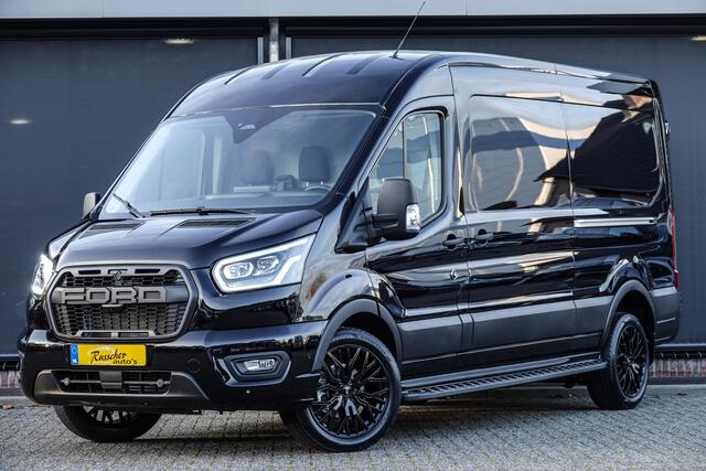 Ford TRANSIT L3H2 | 165Pk | 3.500kg. trekgewicht | 350 | Raptor Edition | 2x Schuifdeur | Nieuw Model | Agate Black