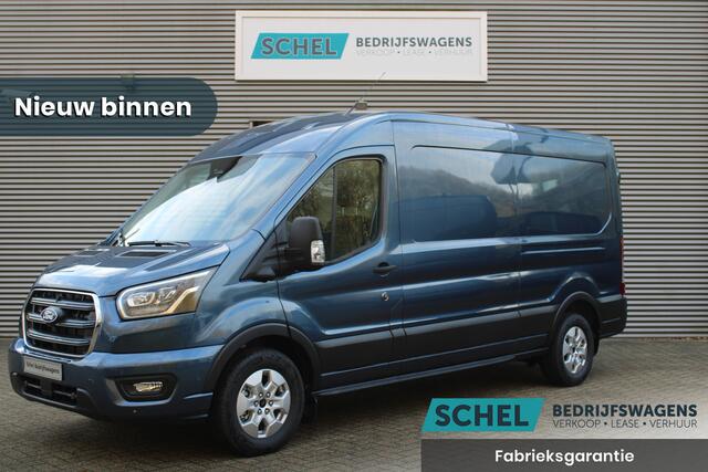 Ford TRANSIT 350 2.0 TDCI L3H2 Limited 165pk - Adaptive Cruise - Luchtvering - Blind Spot - 360 camera - Navigatie - Stoelverwarming - Rijklaar