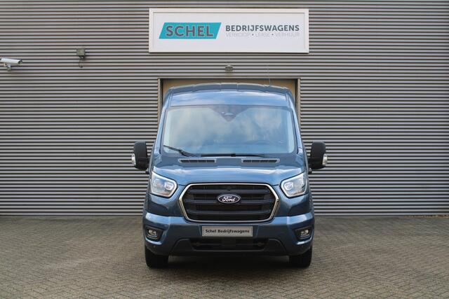 Ford TRANSIT 350 2.0 TDCI L3H2 Limited 165pk - Adaptive Cruise - Luchtvering - Blind Spot - 360 camera - Navigatie - Stoelverwarming - Rijklaar