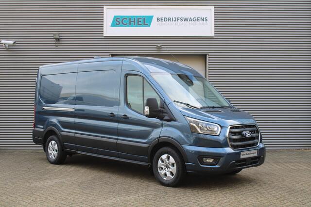 Ford TRANSIT 350 2.0 TDCI L3H2 Limited 165pk - Adaptive Cruise - Luchtvering - Blind Spot - 360 camera - Navigatie - Stoelverwarming - Rijklaar