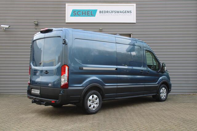Ford TRANSIT 350 2.0 TDCI L3H2 Limited 165pk - Adaptive Cruise - Luchtvering - Blind Spot - 360 camera - Navigatie - Stoelverwarming - Rijklaar