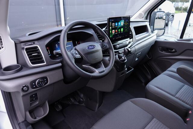 Ford TRANSIT L2H2 2.0Tdci 130Pk | 350 | 3.500Kg Trekgewicht | Trend | Virtual Cockpit | Achteruitrijcamera | 270° Achterdeuren | Frozen White
