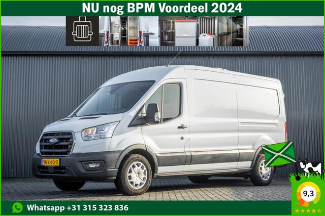 Ford TRANSIT 2.0 TDCI L3H2 | Euro 6 | 130 PK | Diertransport / Huisdiervervoer | Cruise | Airco | Camera | PDC