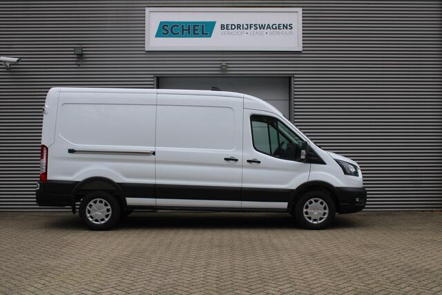 Ford TRANSIT 350 2.0 TDCI L3H2 Trend 165pk RWD - 3.5T Trekhaak - Standkachel - Camera - Airco - Cruise - Rijklaar