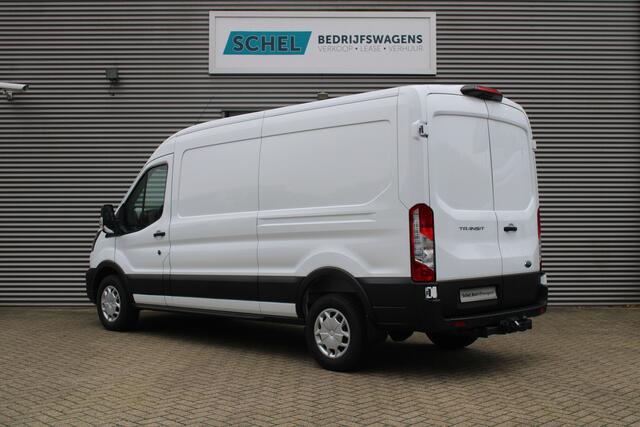 Ford TRANSIT 350 2.0 TDCI L3H2 Trend 165pk RWD - 3.5T Trekhaak - Standkachel - Camera - Airco - Cruise - Rijklaar