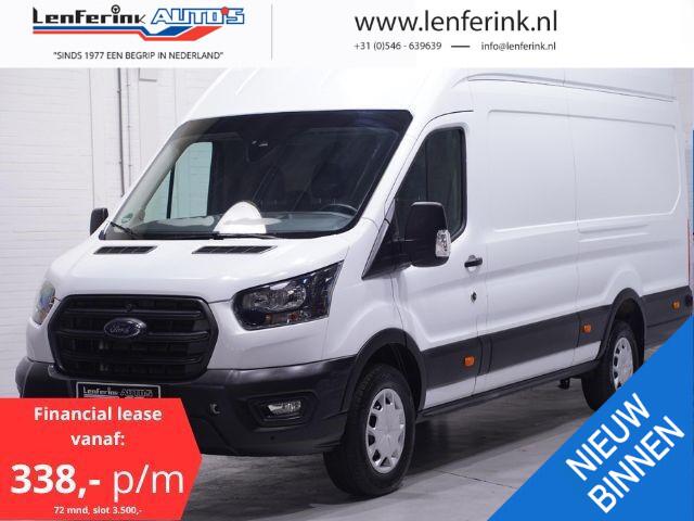 Ford TRANSIT 2.0 TDCI 170 pk L4H3 Airco, Camera, PDC V+A Laadruimte Pakket, Lane Assist, Trekgewicht 3.500 kg, 3-Zits