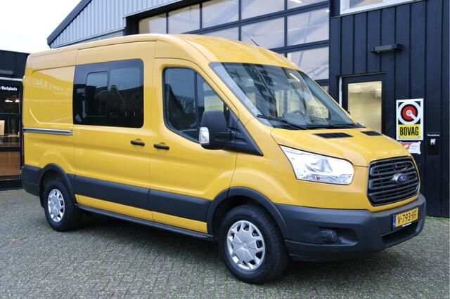 Ford TRANSIT 330 2.0 TDCI L2H2 DC Trend | NL-Auto | Lage KM | Trekhaak