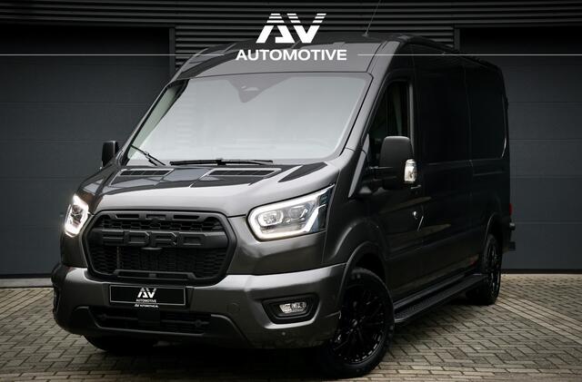 Ford TRANSIT 350 2.0 TDCI L3H2 165PK AUT Limited | L+R Schuifdeur | 360 Camera | ACC | Navigatie | Bi-Xenon | Lane assist | BLIS | CarPlay | Trekhaak | 3-Zitter| Facelift model MY2025