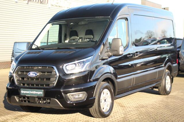 Ford TRANSIT 350 2.0TDCI 165pk L3H2 Limited | Automaat | L+R Zijdeur | 360° Camera | Adap. Cruise | Carplay/Android | Lease 788,- p/m
