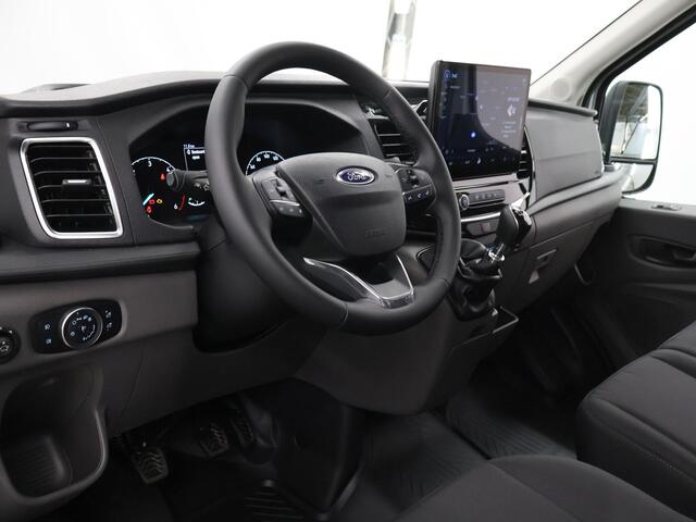 Ford TRANSIT 350 2.0 TDCI L3 H2 Trend Navigatie | Stoelverwarming | Trekhaak 2500 KG AHW | Airco | 3-Zits | NIEUW | Carplay - Android Auto | Laadruimte Pakket | Cruise Control | Multifuntioneel Stuurwiel
