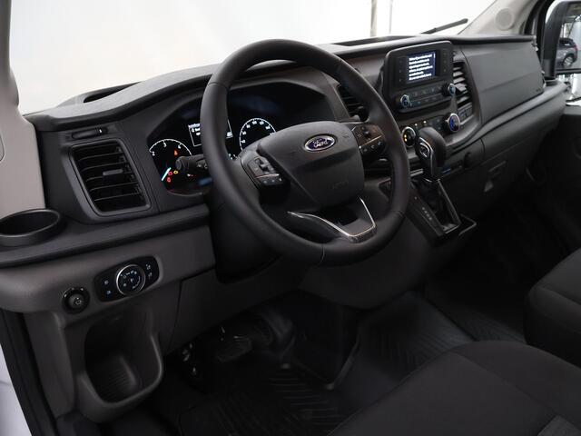 Ford TRANSIT 350 2.0 TDCI L3 H2 Trend | Aut. | RWD | 3500KG AHW | Achteruitrijcamera | Airco | Cruise Controle | Parkeersensoren | Stoelverwarming | Standkachel | All-season |