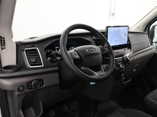 Ford TRANSIT 350 2.0 TDCI | L3 H2 | Trend | Navigatie | Stoelverwarming | Trekhaak 2500 KG AHW | Airco | 3-Zits | NIEUW | Carplay - Android Auto | Laadruimte Pakket | Cruise Control | Multifuntioneel Stuurwiel