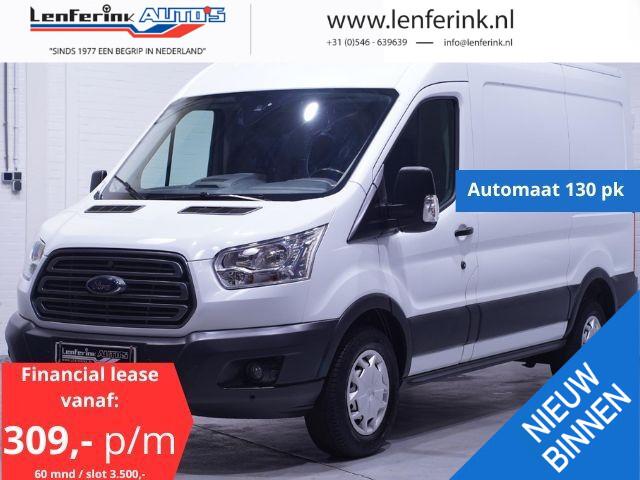 Ford TRANSIT 2.0 TDCI 130 pk Automaat L2H2 Trend Navi, Camera NAP, Laadruimte Pakket, PDC V+A, 3-Zits
