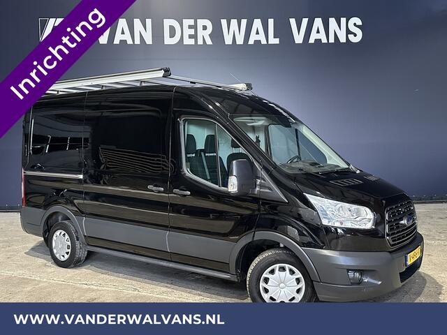 Ford TRANSIT 2.0 TDCI L2H2 inrichting Euro6 Airco | Imperiaal | Cruisecontrol | Trekhaak Parkeersensoren, Bijrijdersbank