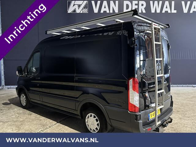 Ford TRANSIT 2.0 TDCI L2H2 inrichting Euro6 Airco | Imperiaal | Cruisecontrol | Trekhaak Parkeersensoren, Bijrijdersbank