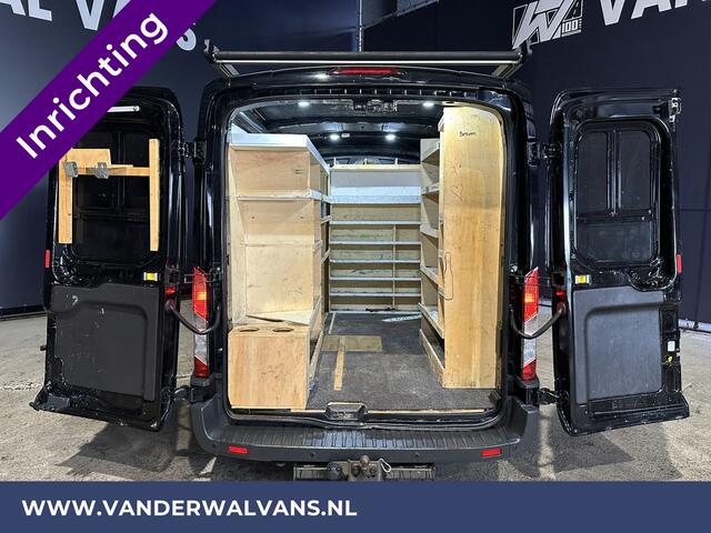 Ford TRANSIT 2.0 TDCI L2H2 inrichting Euro6 Airco | Imperiaal | Cruisecontrol | Trekhaak Parkeersensoren, Bijrijdersbank