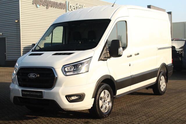 Ford TRANSIT 350 2.0TDCI 165pk L2H2 Limited | Automaat | L+R Zijdeur | 360° Camera | Adap. Cruise | Carplay/Android | Lease 771,- p/m