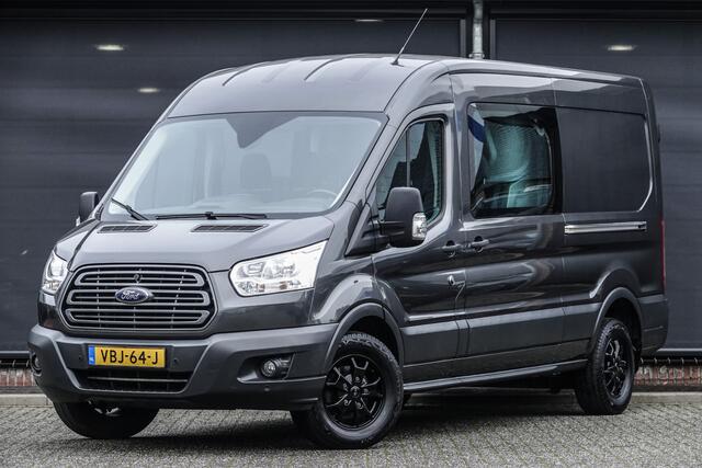 Ford TRANSIT L3H2 170Pk | Dubbel Cabine | 3.500 Kg. trekgewicht | Trend | 2xSchuifdeur | Achteruitrijcamera | Magnetic Grey