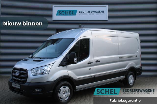 Ford TRANSIT 350 2.0 TDCI L3H2 Trend 130pk - Facelift - 2x Schuifdeur - Adaptive Cruise - Navigatie - Blind Spot - 360 Camera - Stoel - Stuurverwarming - Rijklaar