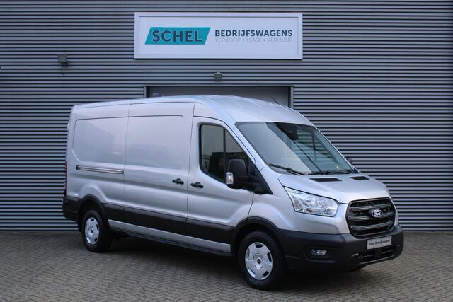 Ford TRANSIT 350 2.0 TDCI L3H2 Trend 130pk - Facelift - 2x Schuifdeur - Adaptive Cruise - Navigatie - Blind Spot - 360 Camera - Stoel - Stuurverwarming - Rijklaar