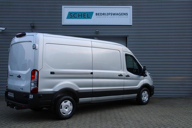 Ford TRANSIT 350 2.0 TDCI L3H2 Trend 130pk - Facelift - 2x Schuifdeur - Adaptive Cruise - Navigatie - Blind Spot - 360 Camera - Stoel - Stuurverwarming - Rijklaar