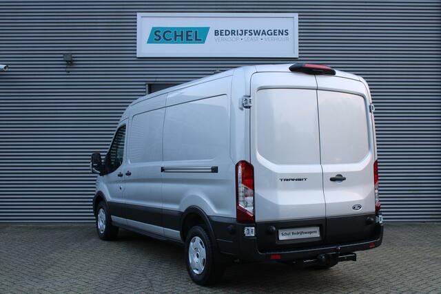 Ford TRANSIT 350 2.0 TDCI L3H2 Trend 130pk - Facelift - 2x Schuifdeur - Adaptive Cruise - Navigatie - Blind Spot - 360 Camera - Stoel - Stuurverwarming - Rijklaar