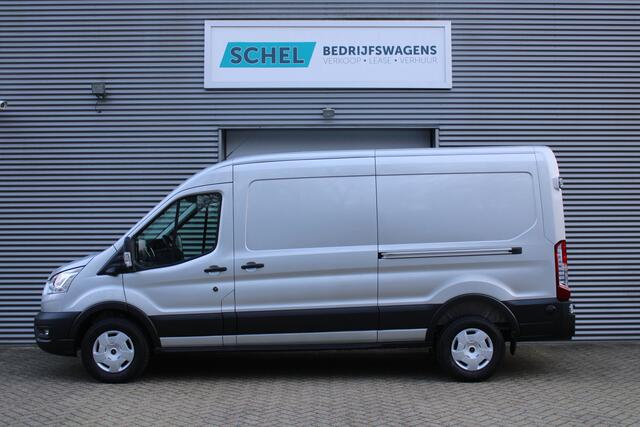Ford TRANSIT 350 2.0 TDCI L3H2 Trend 130pk - Facelift - 2x Schuifdeur - Adaptive Cruise - Navigatie - Blind Spot - 360 Camera - Stoel - Stuurverwarming - Rijklaar