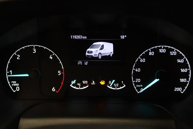 Ford TRANSIT 350 2.0 TDCI L3H2 Limited 3-Zits, Airco, Camera, Cruise, Apple Carplay, Verwarmde Ruit, Trekhaak, 16''