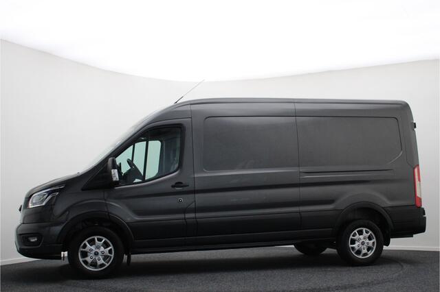 Ford TRANSIT 350 2.0 TDCI L3H2 Limited 3-Zits, Airco, Camera, Cruise, Apple Carplay, Verwarmde Ruit, Trekhaak, 16''