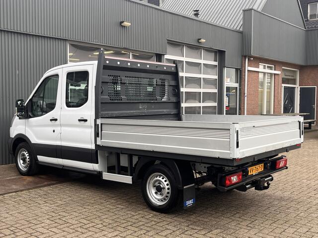 Ford TRANSIT 310 2.2 TDCI DC Openlaadbak Pick-up Airco Trekhaak 2150kg trekgewicht Bluetooth telefoon voorbereiding 7-Persoons Euro 5 open laadbak P-up Bakwagen Bpm vrij voor particulier gebruik!!