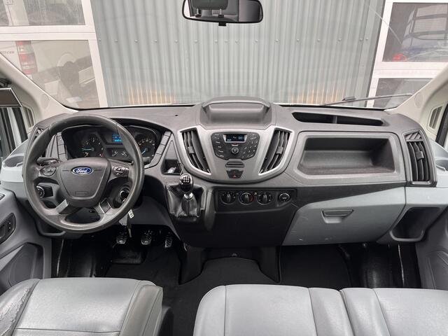 Ford TRANSIT 310 2.2 TDCI DC Openlaadbak Pick-up Airco Trekhaak 2150kg trekgewicht Bluetooth telefoon voorbereiding 7-Persoons Euro 5 open laadbak P-up Bakwagen Bpm vrij voor particulier gebruik!!