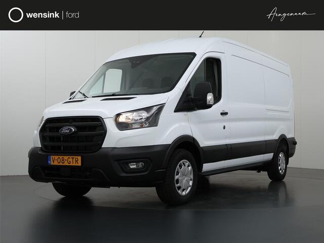 Ford TRANSIT 350 | 2.0 TDCI | L3 H2 | Trend | Navigatie | Stoelverwarming | Trekhaak 2500 KG AHW | Airco | 3-Zits | NIEUW | Carplay - Android Auto | Laadruimte Pakket | Cruise Control | Multifuntioneel Stuurwiel