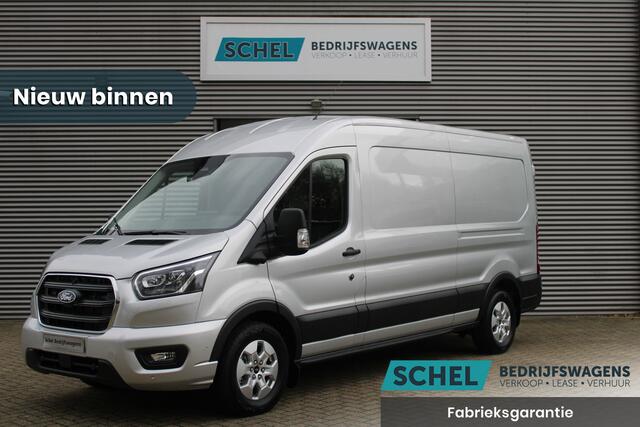 Ford TRANSIT 350 2.0 TDCI L3H2 Limited 165pk - DEMO - Adaptive Cruise - Luchtvering - Blind Spot - 360 camera - Navigatie - Stoelverwarming - Trekhaak - Rijklaar