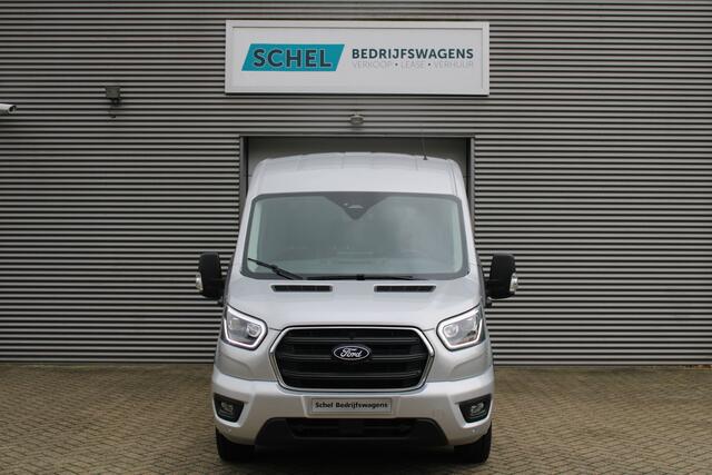 Ford TRANSIT 350 2.0 TDCI L3H2 Limited 165pk - DEMO - Adaptive Cruise - Luchtvering - Blind Spot - 360 camera - Navigatie - Stoelverwarming - Trekhaak - Rijklaar