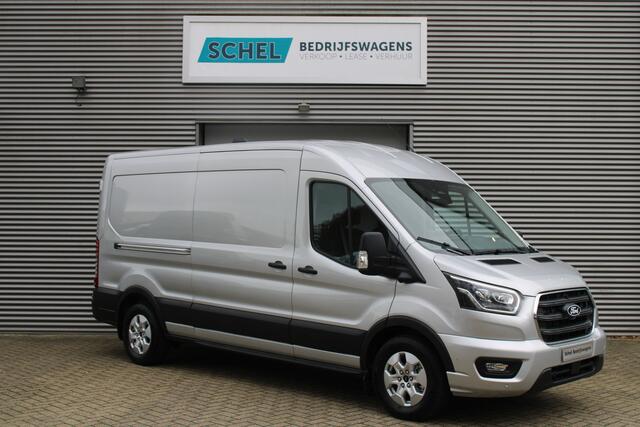 Ford TRANSIT 350 2.0 TDCI L3H2 Limited 165pk - DEMO - Adaptive Cruise - Luchtvering - Blind Spot - 360 camera - Navigatie - Stoelverwarming - Trekhaak - Rijklaar