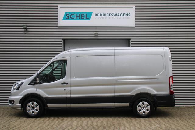 Ford TRANSIT 350 2.0 TDCI L3H2 Limited 165pk - DEMO - Adaptive Cruise - Luchtvering - Blind Spot - 360 camera - Navigatie - Stoelverwarming - Trekhaak - Rijklaar