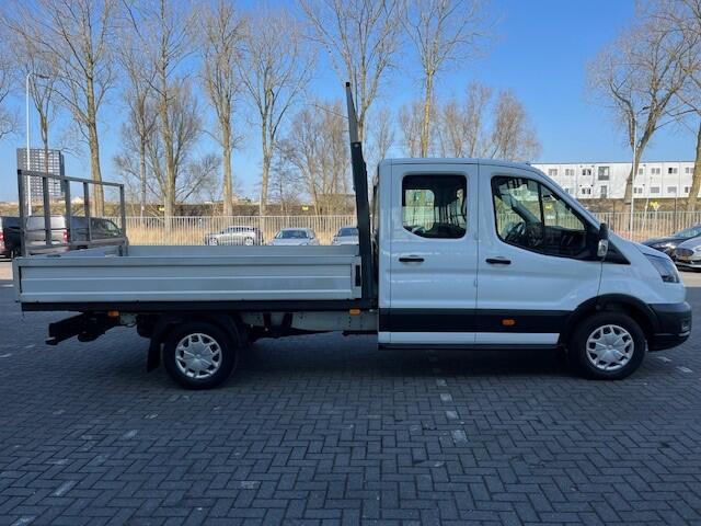Ford TRANSIT 350 2.0 TDCI L3H1 DC Trend RWD 7PERSOONS I OPEN LAADBAK DUBBEL CABINE I AIRCO I CRUISE I TREKHAAK