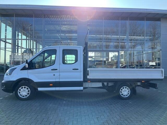 Ford TRANSIT 350 2.0 TDCI L3H1 DC Trend RWD 7PERSOONS I OPEN LAADBAK DUBBEL CABINE I AIRCO I CRUISE I TREKHAAK