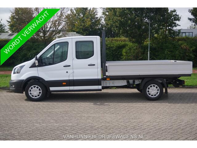 Ford TRANSIT 350L 130PK Doka L3 BPM VRIJ!! 12" Sync4 Apple CP/Android A, Camera, Trekhaak!! NR. K03*