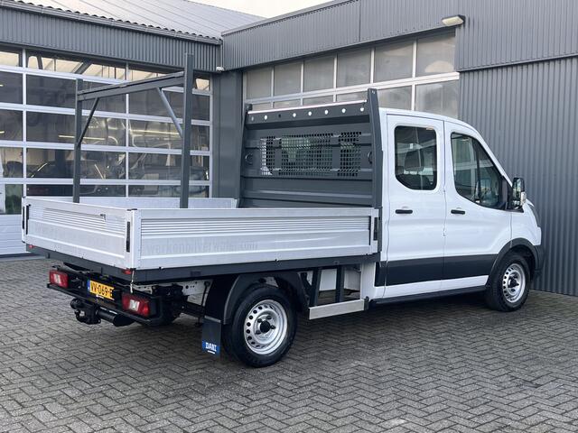 Ford TRANSIT 310 2.2 TDCI DC Openlaadbak Pick-up Airco Trekhaak 2150kg trekgewicht Bluetooth telefoon voorbereiding 7-Persoons Euro 5 open laadbak P-up Bakwagen Bpm vrij voor particulier gebruik!!