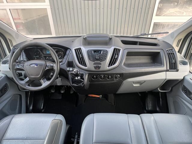 Ford TRANSIT 310 2.2 TDCI DC Openlaadbak Pick-up Airco Trekhaak 2150kg trekgewicht Bluetooth telefoon voorbereiding 7-Persoons Euro 5 open laadbak P-up Bakwagen Bpm vrij voor particulier gebruik!!