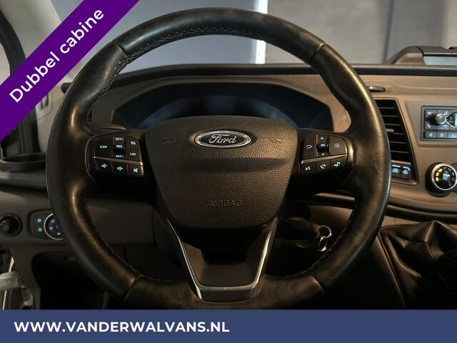 Ford TRANSIT 2.0 TDCI 131pk L3H2 Dubbele Cabine Euro6 Airco | 6-Zits | 2500kg Trekhaak | Cruisecontrol Parkeersensoren, Verwarmde voorruit