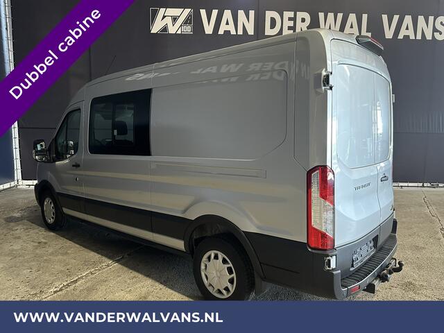 Ford TRANSIT 2.0 TDCI 131pk L3H2 Dubbele Cabine Euro6 Airco | 6-zits | 2500kg Trekhaak | Cruisecontrol, Parkeersensoren, Verwarmde voorruit