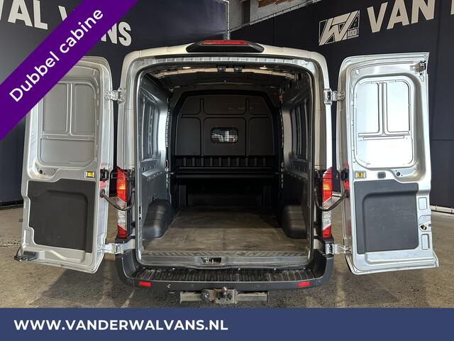Ford TRANSIT 2.0 TDCI 131pk L3H2 Dubbele Cabine Euro6 Airco | 6-zits | 2500kg Trekhaak | Cruisecontrol, Parkeersensoren, Verwarmde voorruit